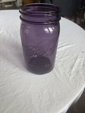 Ball Improved Purple Glass Mason Jar Special Edition